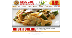 Desktop Screenshot of kingwokpottstown.com